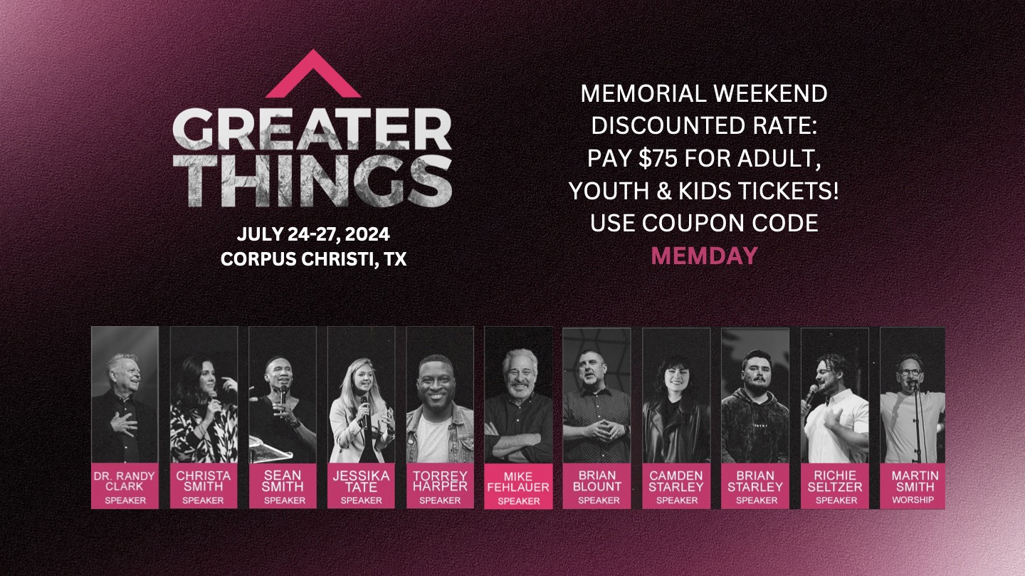 Greater Things Memorial Day Sale